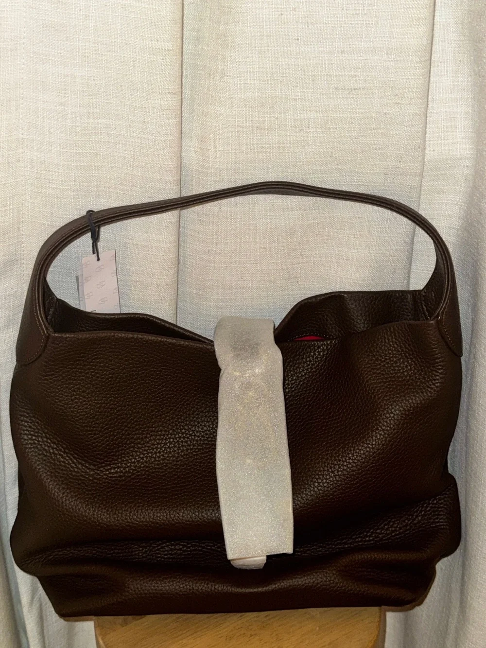 Dooney & Bourke Lucca Leather Logo Lock Hobo